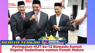 Peringatan HUT ke-12 Bawaslu Sumut Digelar Sederhana namun Penuh Makna