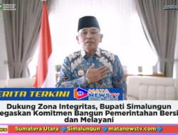 Dukung Zona Integritas, Bupati Simalungun Tegaskan Komitmen Bangun Pemerintahan Bersih dan Melayani