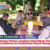 Satbinmas Polres Langkat Intensifkan Pembinaan Kamtibmas ke Komunitas Buruh Bangunan