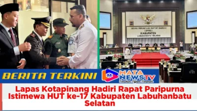 Lapas Kotapinang Hadiri Rapat Paripurna Istimewa HUT ke-17 Kabupaten Labuhanbatu Selatan