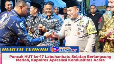 Puncak HUT ke-17 Labuhanbatu Selatan Berlangsung Meriah, Kapolres Apresiasi Kondusifitas Acara