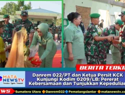 Danrem 022/PT dan Ketua Persit KCK Kunjungi Kodim 0209/LB: Pererat Kebersamaan dan Tunjukkan Kepedulian