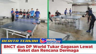 BNCT dan DP World Tukar Gagasan Lewat Raket dan Rencana Dermaga