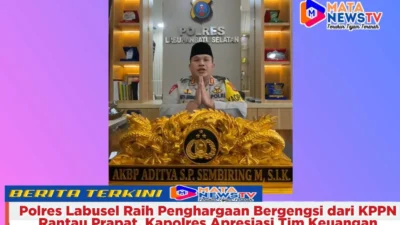 Polres Labusel Raih Penghargaan Bergengsi dari KPPN Rantau Prapat, Kapolres Apresiasi Tim Keuangan