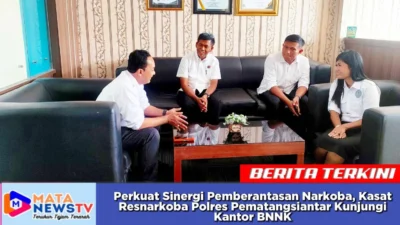 Perkuat Sinergi Pemberantasan Narkoba, Kasat Resnarkoba Polres Pematangsiantar Kunjungi Kantor BNNK