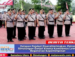 Delapan Pejabat Diserahterimakan, Polres Simalungun Genjot Kinerja Kamtibmas Lewat Regenerasi Kepemimpinan