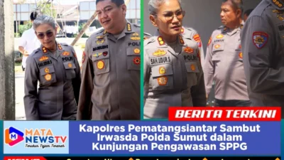 Kapolres Pematangsiantar Sambut Irwasda Polda Sumut dalam Kunjungan Pengawasan SPPG
