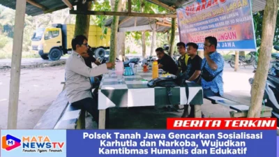Polsek Tanah Jawa Gencarkan Sosialisasi Karhutla dan Narkoba, Wujudkan Kamtibmas Humanis dan Edukatif