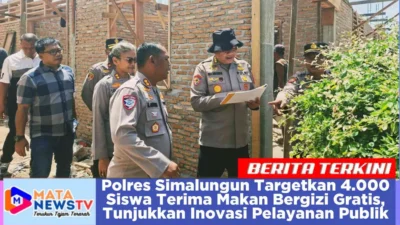 Polres Simalungun Targetkan 4.000 Siswa Terima Makan Bergizi Gratis, Tunjukkan Inovasi Pelayanan Publik