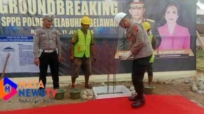 Polres Pelabuhan Belawan Resmi Lakukan Ground Breaking Pembangunan SPPG