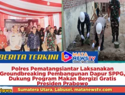 Polres Pematangsiantar Laksanakan Groundbreaking Pembangunan Dapur SPPG, Dukung Program Makan Bergizi Gratis Presiden Prabowo