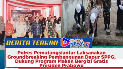 Polres Pematangsiantar Laksanakan Groundbreaking Pembangunan Dapur SPPG, Dukung Program Makan Bergizi Gratis Presiden Prabowo
