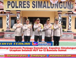 Sinergi Harmonis Penjaga Demokrasi, Kapolres Simalungun Ucapkan Selamat HUT ke-12 Bawaslu Sumut