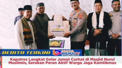Kapolres Langkat Gelar Jumat Curhat di Masjid Nurul Muslimin, Serukan Peran Aktif Warga Jaga Kamtibmas