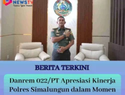 Danrem 022/PT Apresiasi Kinerja Polres Simalungun dalam Momen HUT Bhayangkara ke-79