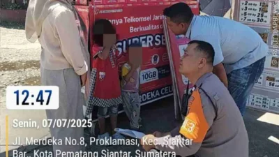 Polres Pematangsiantar Bergerak Cepat, 2 (dua) Balita yang Tersesat Berhasil Dipertemukan dengan Orangtua