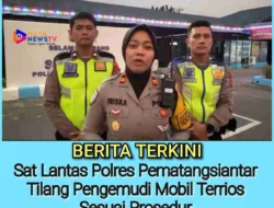 Sat Lantas Polres Pematangsiantar Tilang Pengemudi Mobil Sesuai Prosedur
