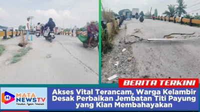 Akses Vital Terancam, Warga Kelambir Desak Perbaikan Jembatan Titi Payung yang Kian Membahayakan