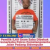 Pemilik 5,60 Gram Sabu Dibekuk Satresnarkoba Polres Pematangsiantar di Jalan Padang Sidempuan