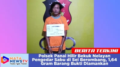 Polsek Panai Hilir Bekuk Nelayan Pengedar Sabu di Sei Berombang, 1,64 Gram Barang Bukti Diamankan