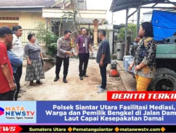 Polsek Siantar Utara Fasilitasi Mediasi, Warga dan Pemilik Bengkel di Jalan Damar Laut Capai Kesepakatan Damai