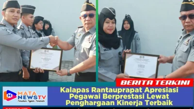 Kalapas Rantauprapat Apresiasi Pegawai Berprestasi Lewat Penghargaan Kinerja Terbaik