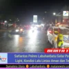Satlantas Polres Labuhanbatu Gelar Patroli Blue Light, Kondisi Lalu Lintas Aman dan Terkendali