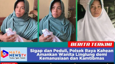 Sigap dan Peduli, Polsek Raya Kahean Amankan Wanita Linglung demi Kemanusiaan dan Kamtibmas