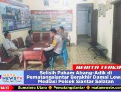 Selisih Paham Abang-Adik di Pematangsiantar Berakhir Damai Lewat Mediasi Polsek Siantar Selatan