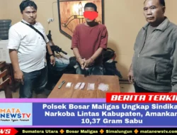 Polsek Bosar Maligas Ungkap Sindikat Narkoba Lintas Kabupaten, Amankan 10,37 Gram Sabu