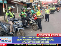 Penling – Penluh kepada Pengemudi Ojol,Sat Lantas Polres Pematangsiantar Laksanakan Dikmas Lantas 
