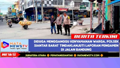 Diduga Mengganggu Kenyamanan Warga, Polsek Siantar Barat Tindaklanjuti Laporan Pengamen di Jalan Bandung