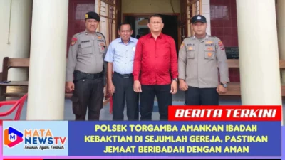 Polsek Torgamba Amankan Ibadah Kebaktian di Sejumlah Gereja, Pastikan Jemaat Beribadah dengan Aman