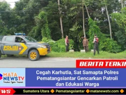 Cegah Karhutla, Sat Samapta Polres Pematangsiantar Gencarkan Patroli dan Edukasi Warga