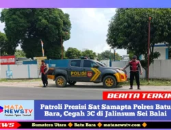 Patroli Presisi Sat Samapta Polres Batu Bara, Cegah 3C di Jalinsum Sei Balai