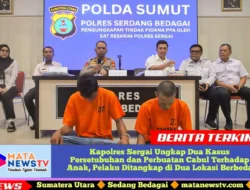 Kapolres Sergai Ungkap Dua Kasus Persetubuhan dan Perbuatan Cabul Terhadap Anak, Pelaku Ditangkap di Dua Lokasi Berbeda