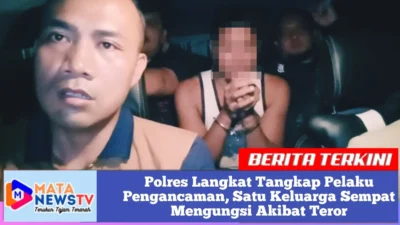 Polres Langkat Tangkap Pelaku Pengancaman, Satu Keluarga Sempat Mengungsi Akibat Teror