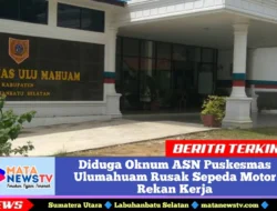 Diduga Oknum ASN Puskesmas Ulumahuam Rusak Sepeda Motor Rekan Kerja
