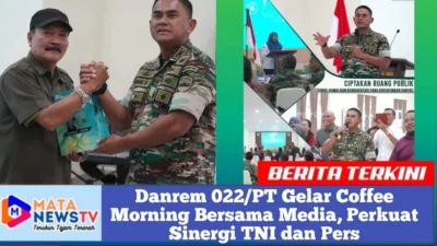 Danrem 022/PT Gelar Coffee Morning Bersama Media, Perkuat Sinergi TNI dan Pers