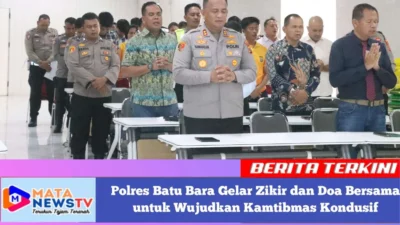 Polres Batu Bara Gelar Zikir dan Doa Bersama untuk Wujudkan Kamtibmas Kondusif