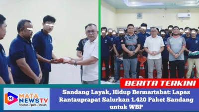 Sandang Layak, Hidup Bermartabat: Lapas Rantauprapat Salurkan 1.420 Paket Sandang untuk WBP