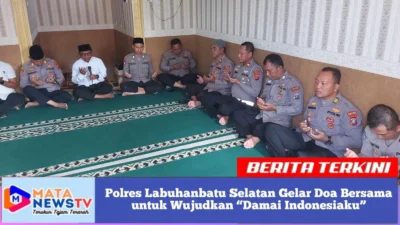 Polres Labuhanbatu Selatan Gelar Doa Bersama untuk Wujudkan “Damai Indonesiaku”