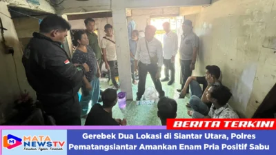 Gerebek Dua Lokasi di Siantar Utara, Polres Pematangsiantar Amankan Enam Pria Positif Sabu