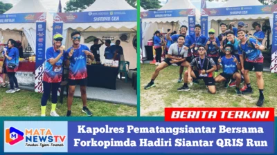 Kapolres Pematangsiantar Bersama Forkopimda Hadiri Siantar QRIS Run