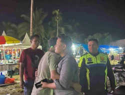 Polsek Sei Kanan Mediasi dan Amankan Situasi Pasar Malam di Hajoran