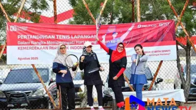 Peringati HUT RI Ke 80, BNCT Sukses Selenggarakan Turnamen Tenis Lapangan di Wilayah Pelindo Group Medan