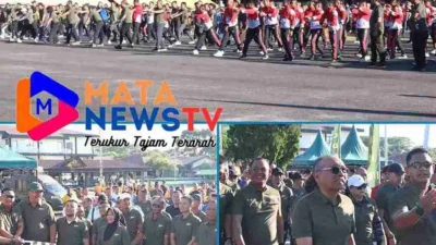 Perkuat Sinergitas Lintas Sektoral Melalui Olahraga Bersama Forkopimda Se-Wilayah Korem 022/PT