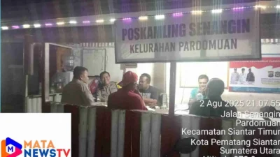 Polsek Siantar Timur Gelar Program SALING di Pos Kamling Jalan Senangin