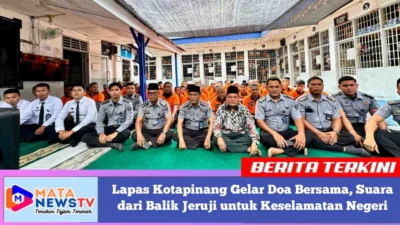 Lapas Kotapinang Gelar Doa Bersama, Suara dari Balik Jeruji untuk Keselamatan Negeri