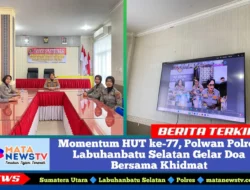 Polwan Polres Labusel Gelar Doa Bersama Serentak Sambut Hari Jadi Polwan ke-77